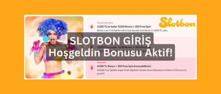 Slotbon giriş güncel